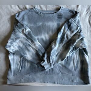 NWT Like Love sage green tie-dye oversized sweatshirt - size L